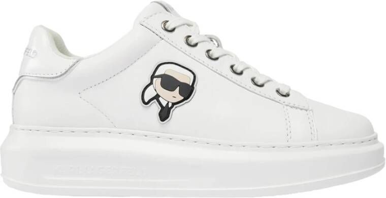 Karl Lagerfeld Witte Sneakers Kapri Kl62530N White Dames