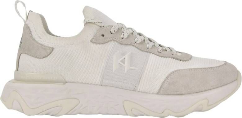 Karl Lagerfeld Witte Sneakers Regular Fit Multicolor Heren