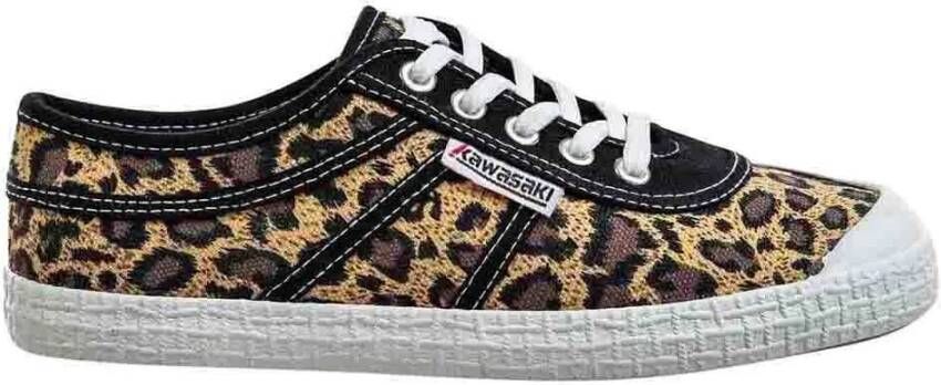 Kawasaki Iconische canvas sneakers met leuke patronen Multicolor Heren