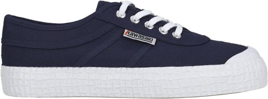 Kawasaki Originele Canvas Sneakers Blue Heren