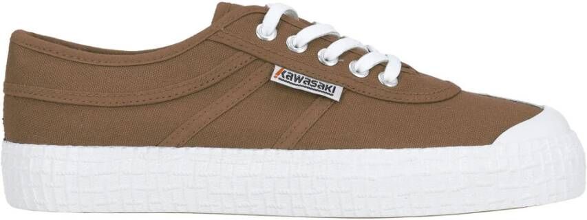 Kawasaki Originele Canvas Sneakers Brown Heren