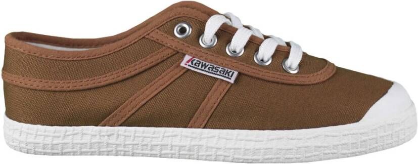 Kawasaki Originele Canvas Sneakers Brown Heren