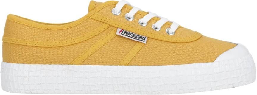 Kawasaki Originele Canvas Sneakers Yellow Heren