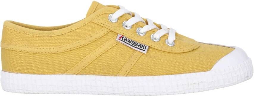 Kawasaki Originele Canvas Sneakers Yellow Heren