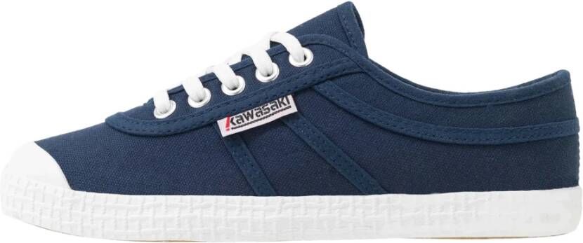 Kawasaki Originele Canvas Sneakers Blue