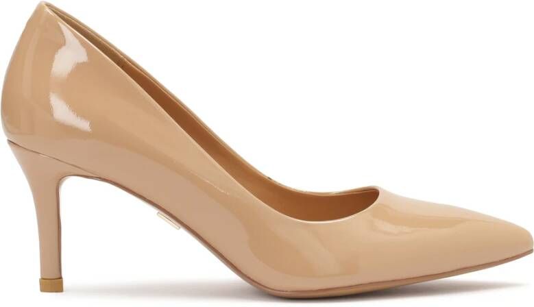 Kazar Beige lakleren pumps Beige Dames