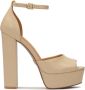 Kazar Beige platform sandalen met hak Beige Dames - Thumbnail 1