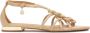 Kazar Beige platte flip-flop sandalen Beige Dames - Thumbnail 1