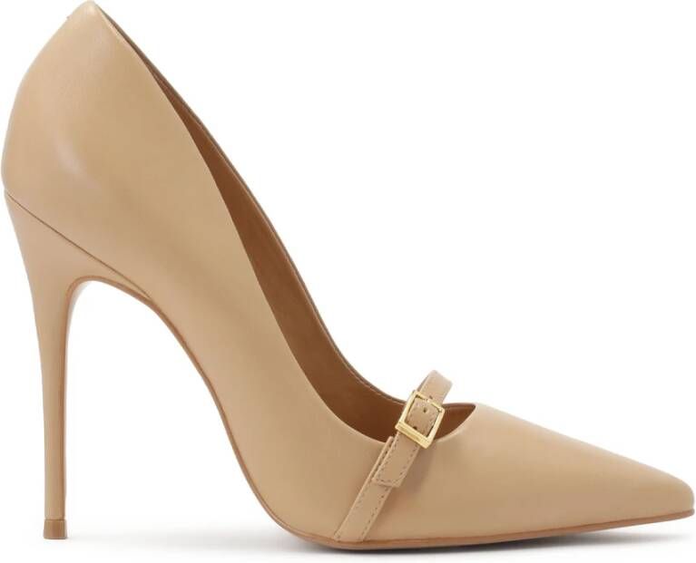 Kazar Beige pumps met decoratie op de neus Beige Dames