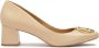 Kazar Beige pumps met een brede hak Beige Dames - Thumbnail 2