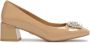 Kazar Beige pumps met sieradenversiering Beige Dames - Thumbnail 2