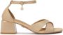 Kazar Beige sandalen met brede hak en volledige hak Beige Dames - Thumbnail 1