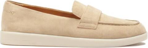 Kazar Beige suède instap casual half schoenen Beige Dames