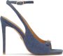 Kazar Blauwe Denim Hakken Sandalen Blue Dames - Thumbnail 2