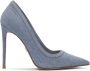 Kazar Blauwe denim stoffen pumps Blue Dames - Thumbnail 1