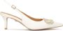 Kazar Bruiloft lage stiletto-pompen met sieradenversiering Beige Dames - Thumbnail 1