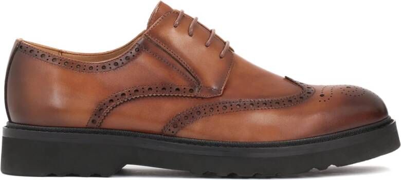 Kazar Bruine Brogue Derby Schoenen Heren Elegant Brown Heren