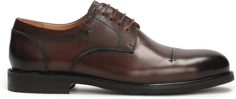 Kazar Bruine casual schoenen met open vampieren Brown Heren