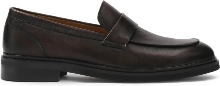 Kazar Bruine leren loafers Brown Heren