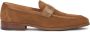 Kazar Bruine loafers van suède met perforaties Brown Heren - Thumbnail 2