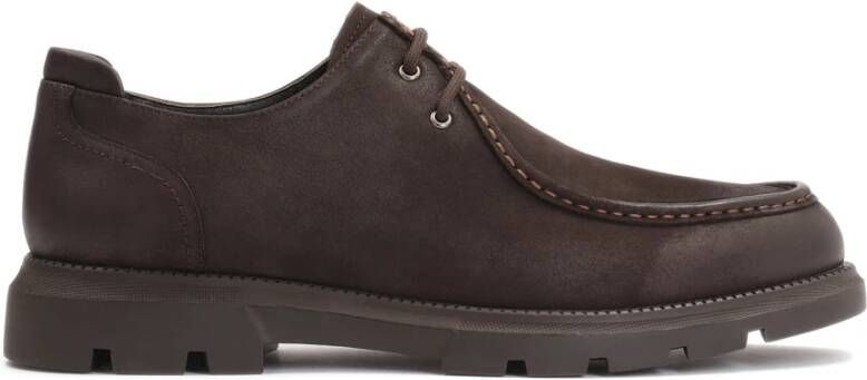 Kazar Bruine Oxford Schoenen met Korte Veters Brown Heren