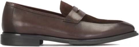 Kazar Bruine Penny Loafers Casual Schoenen Brown Heren