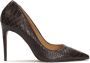 Kazar Bruine pumps met een exotisch motief Brown Dames - Thumbnail 1