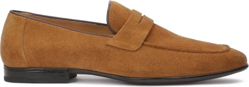 Kazar Bruine suède loafers Brown Heren