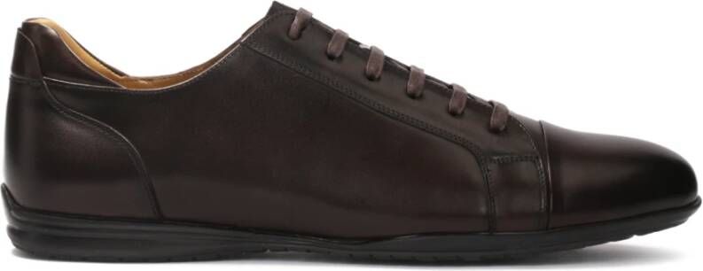 Kazar Casual leren halfschoenen in bruine kleur Brown Heren