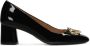 Kazar Comfortabele gelakte pumps met metalen accenten Black Dames - Thumbnail 1