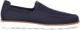 Kazar Donkerblauwe instapschoenen van stretchstof Blue Heren - Thumbnail 2