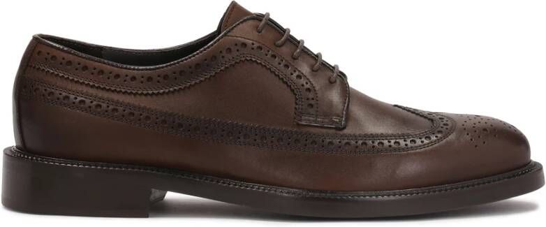 Kazar Elegante bruine leren brogueschoenen voor mannen Brown Heren