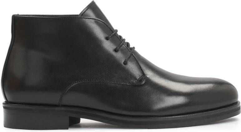 Kazar Elegante Gladleren Derby Schoenen Black Heren