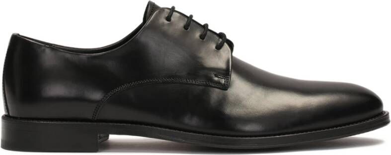 Kazar Elegante Zwarte Derby Halfschoenen Black Heren