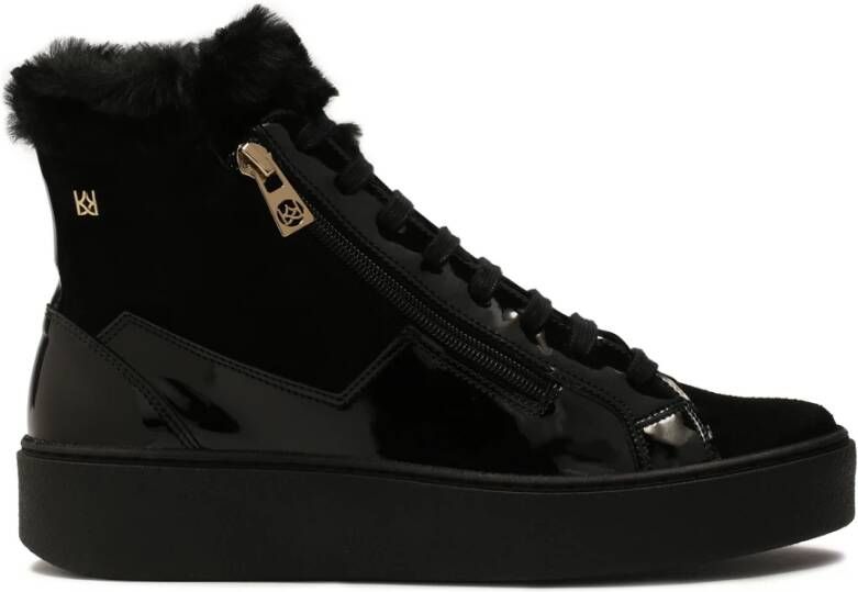 Kazar Geïsoleerde hoge sneakers met rits Black Dames