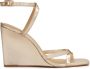 Kazar Gouden Anker Plateau Sandalen Yellow Dames - Thumbnail 1