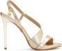 Kazar Gouden leren sandalen met hak Yellow Dames - Thumbnail 1