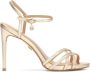 Kazar Gouden sandalen met gevlochten bandjes Yellow Dames - Thumbnail 1