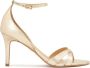 Kazar Gouden sandalen met twee kruisende banden Yellow Dames - Thumbnail 1