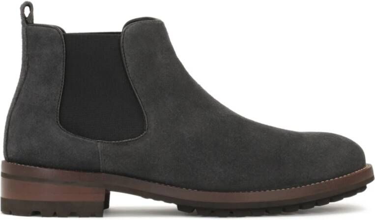 Kazar Grafiet Chelsea Boots met Draadzool Gray Heren