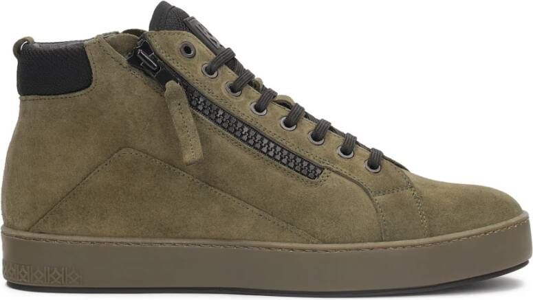 Kazar Groene suède sneakers Green Heren