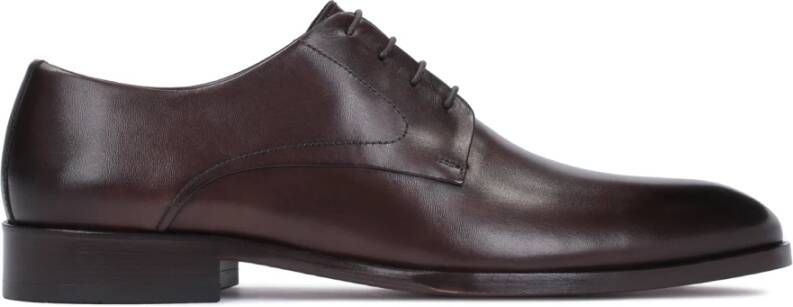 Kazar Heren elegante donkerbruine Derby schoenen Brown Heren