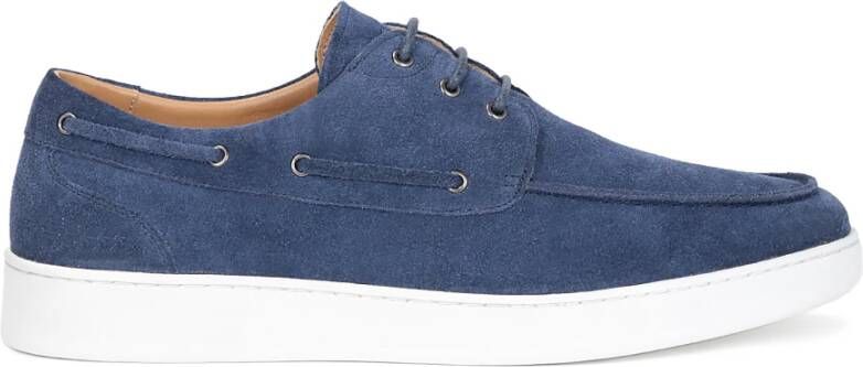 Kazar Heren marineblauwe casual schoenen gestyled als zwijnschoenen Blue Heren