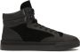 Kazar Hoge sneakers in drie verschillende materialen Black Heren - Thumbnail 1