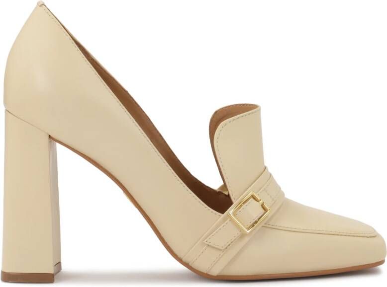 Kazar Instap herenpumps met hoge hak Beige Dames