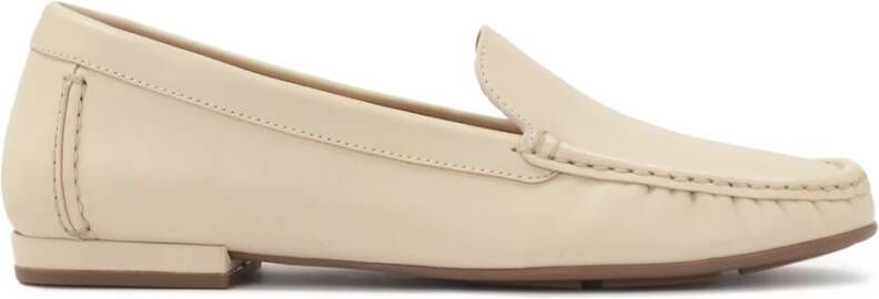 Kazar Instap mocassins met traditioneel stiksel Beige Dames