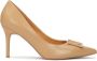 Kazar Klassieke beige pumps met puntige neus Beige Dames - Thumbnail 1