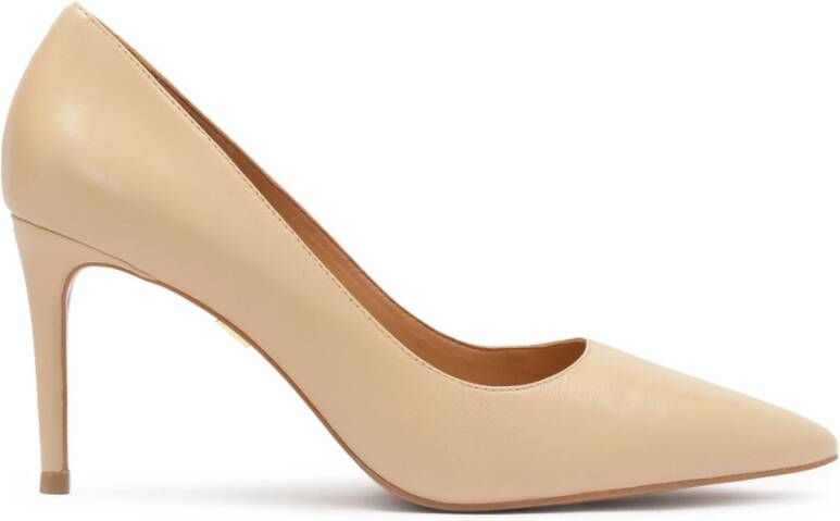 Kazar Klassieke beige pumps op een middelhoge stilettohak Beige Dames