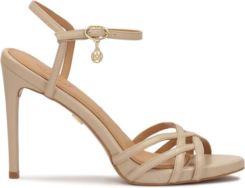 Kazar Klassieke beige sandalen met hak Beige Dames