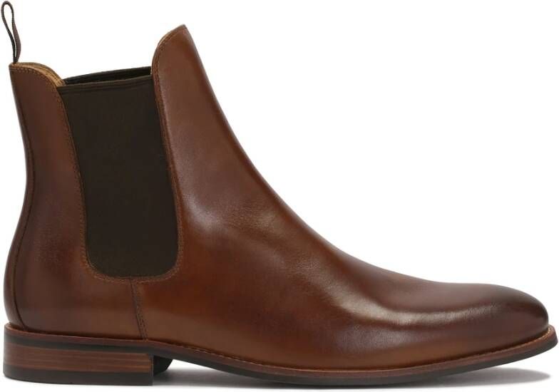 Kazar Klassieke bruine herenslippers Brown Heren